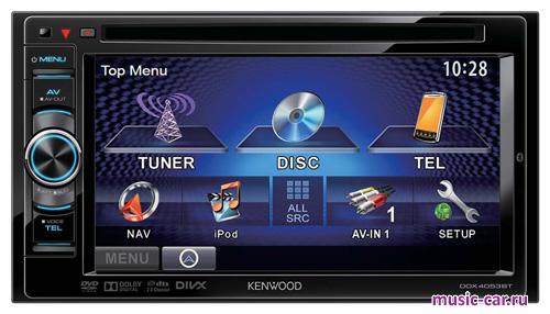 Автомобильная магнитола Kenwood DDX4053BT