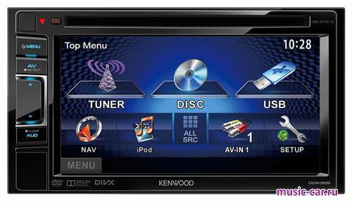Автомобильная магнитола Kenwood DDX355