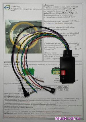 поддержка штатного ДУ на руле Zexma MFD207VO