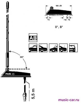 Антенна Bosch TV-flex ATT