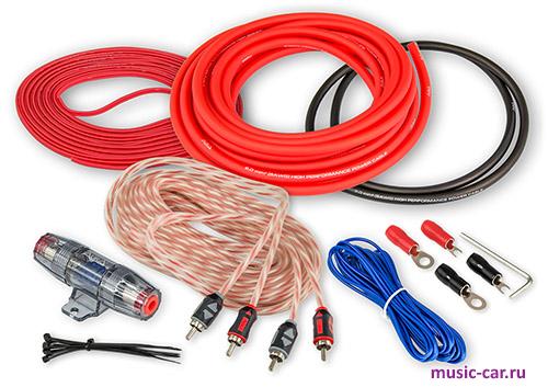 Набор проводов для установки усилителя Aura AMP-2208
