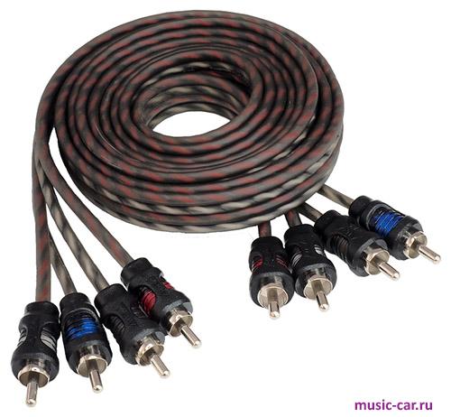 Линейные провода для установки усилителя Aura RCA-0420
