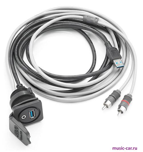 Удлинитель портов USB и AUX Clarion CMC-USB/3.5MM-PNL