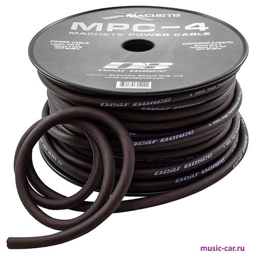 Силовой провод питания Deaf Bonce MPC-4GA Black