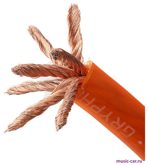 Силовой провод питания DL Audio Gryphon Lite Power Cable 0 Ga Orange