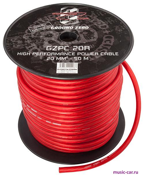 Силовой провод питания Ground Zero GZPC 20R