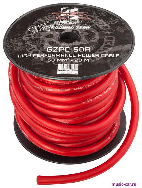 Силовой провод питания Ground Zero GZPC 50R