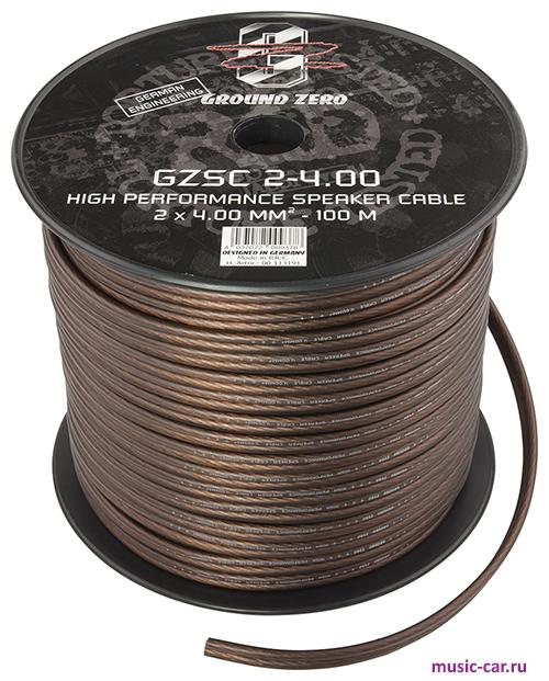 Акустический провод Ground Zero GZSC 2-4.00