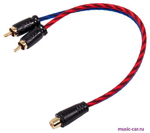 Y-коннектор Kicx Headshot RCY-1F2M-SS