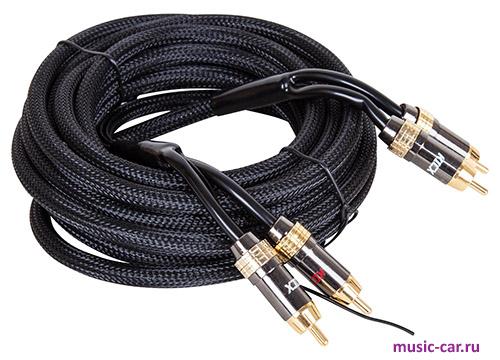 Линейные провода для установки усилителя Kicx RCA-05