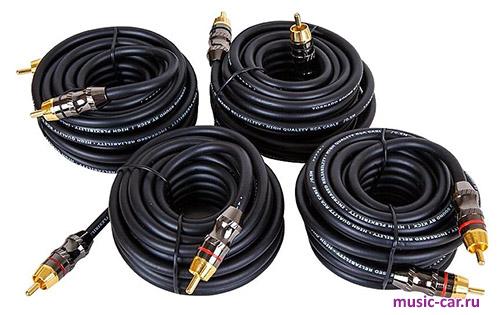 Линейные провода для установки усилителя Kicx RCA45