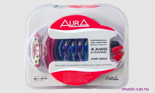 Набор проводов для установки усилителя Aura AMP-0204