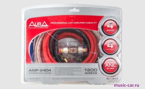 Набор проводов для установки усилителя Aura AMP-2404