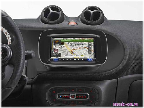 Переходная рамка со штатной автомагнитолы Alpine KIT-W997SMTB