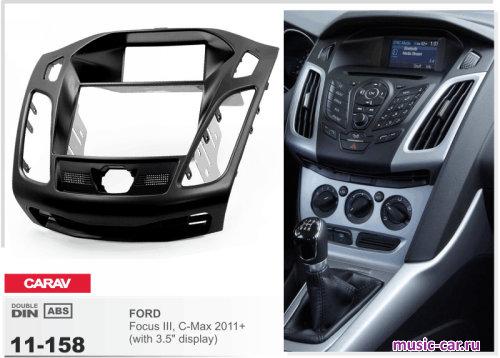 Переходная рамка со штатной автомагнитолы CARAV 11-158