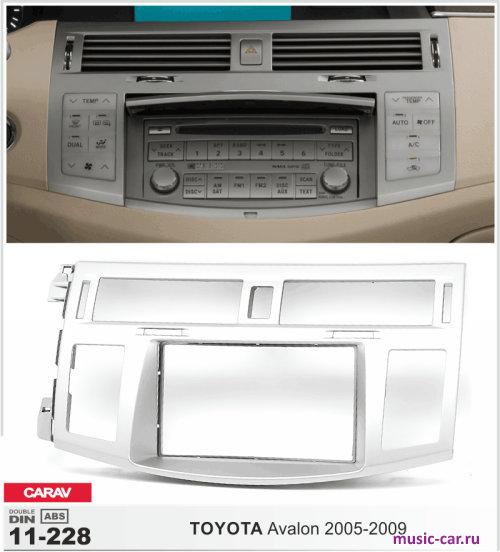 Переходная рамка со штатной автомагнитолы CARAV 11-228