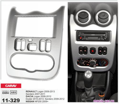Переходная рамка со штатной автомагнитолы CARAV 11-329