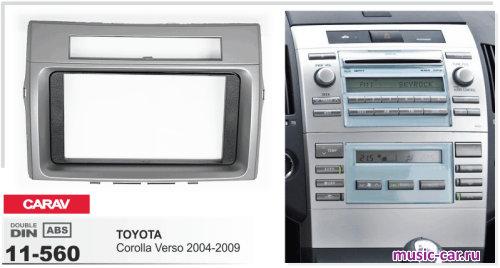 Переходная рамка со штатной автомагнитолы CARAV 11-560