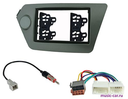 Переходная рамка со штатной автомагнитолы InCar RKIA-N28-G KIT2