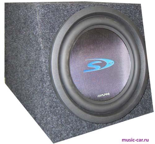 Сабвуфер Alpine SWS-1023D box